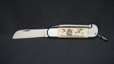 + VTG RARE SCRIMSHAW NATIONAL BLADE NJ USA SURGICAL STEEL JAPAN Marlin Spike Rigging Knife + + VTG RARE SCRIMSHAW NATIONAL BLADE NJ USA SURGICAL STEEL JAPAN Marlin Spike Rigging Knife +