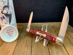 Great Eastern Cutlery Tidioute 62 in Blood Red Jigged Bone
