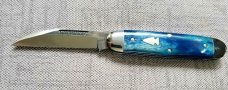 Northwoods Delta Jack Knife,Blue Camel Bone,GEC SFO,2017,1 OF 97 MADE,New