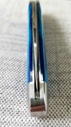 Northwoods Delta Jack Knife,Blue Camel Bone,GEC SFO,2017,1 OF 97 MADE,New