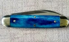 Northwoods Delta Jack Knife,Blue Camel Bone,GEC SFO,2017,1 OF 97 MADE,New