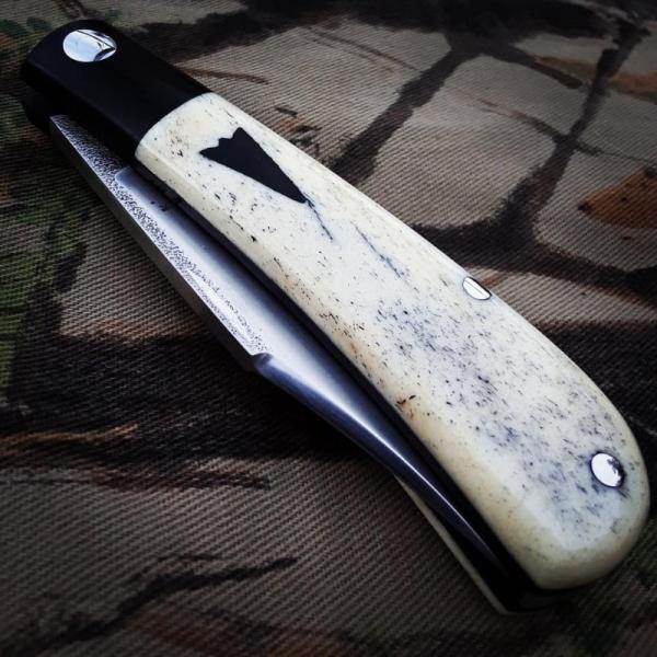 K'roo (Willem O'Kelly) Lanny's Clip Lightweight Giraffe Bone and G10 K'roo (Willem O'Kelly) Lanny's Clip Lightweight Giraffe Bone and G10