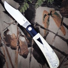K'roo (Willem O'Kelly) Lanny's Clip Lightweight Giraffe Bone and G10 K'roo (Willem O'Kelly) Lanny's Clip Lightweight Giraffe Bone and G10