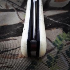 K'roo (Willem O'Kelly) Lanny's Clip Lightweight Giraffe Bone and G10 K'roo (Willem O'Kelly) Lanny's Clip Lightweight Giraffe Bone and G10
