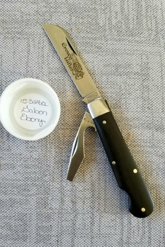 Great Eastern Tidioute Crownlifter Knife,Gabon Ebony,152116CL,Mit, Gec