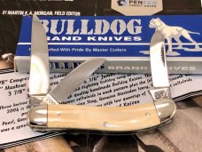 Bulldog Brand Mastodon Ivory Sowbelly Anniversary Knife with COA & Box  