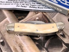 Bulldog Brand Mastodon Ivory Sowbelly Anniversary Knife with COA & Box  