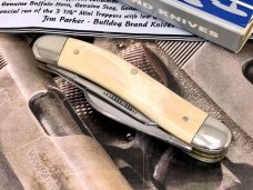 Bulldog Brand Mastodon Ivory Sowbelly Anniversary Knife with COA & Box  