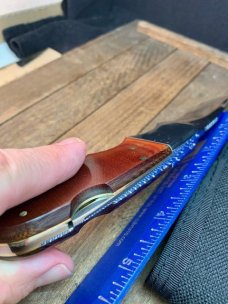 Wenoka by Master Seizo Imai Folding Hunter Lockback Micarta Handles From the 1970’s Wenoka by Master Seizo Imai Folding Hunter Lockback Micarta Handles From the 1970’s