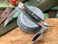 Great Eastern Cutlery GEC #62 Stag Easy Pocket Congress Northfield 620220 Q Great Eastern Cutlery GEC #62 Stag Easy Pocket Congress Northfield 620220 Q
