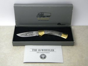 Boker Solingen Germany Stainless 1990 LTD. The 18-Wheeler Lockback Knife in Box