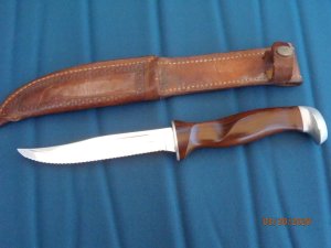 Cutco Serrated Fixed blade knife