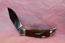 Uncle Henry Schrade + USA LB5 Wood Smokey Folding Lockback Knife - NIB