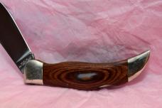 Uncle Henry Schrade + USA LB5 Wood Smokey Folding Lockback Knife - NIB