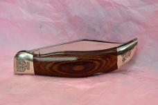 Uncle Henry Schrade + USA LB5 Wood Smokey Folding Lockback Knife - NIB