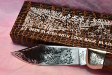 Uncle Henry Schrade + USA LB5 Wood Smokey Folding Lockback Knife - NIB