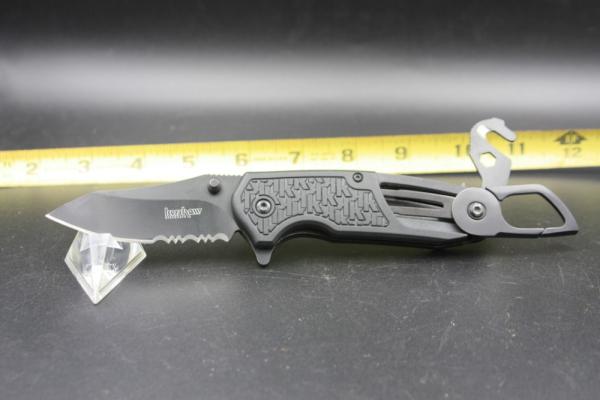 kershaw 8100wm funxion speedsafe assited open combo blade used but clean and sharp new store deal 