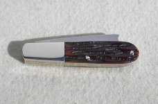 MARBLES DALL DEWEESE ORIGINAL PATTERN -GLADSTONE MICH - COCOBOLO SCALED HUNTER - 4 PIN CONSTRUCTION