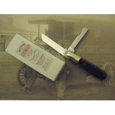 Schatt & Morgan Maroon Bone Handled Barlow #69 S&M, two blade Schatt & Morgan Maroon Bone Handled Barlow #69 S&M, two blade