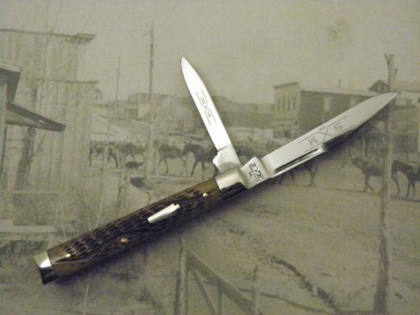 Schatt & Morgan, Keystone Series IX, Antique Green Bone Doctor Knife, #042166