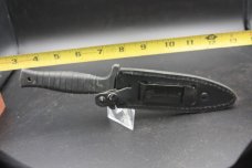 Smith & Wesson Dagger Boot Knife (4.75" Black) SWHRT9B double sided dagger edge used 