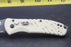 USED Gerber Auto Propel Downrange Automatic Knife Desert Tan (3.5" S30V Black Serr) made in usa USED Gerber Auto Propel Downrange Automatic Knife Desert Tan (3.5" S30V Black Serr) made in usa