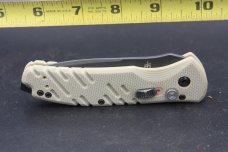 USED Gerber Auto Propel Downrange Automatic Knife Desert Tan (3.5" S30V Black Serr) made in usa USED Gerber Auto Propel Downrange Automatic Knife Desert Tan (3.5" S30V Black Serr) made in usa