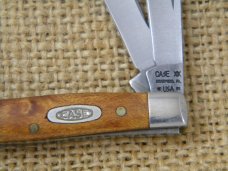 Case XX Bradford PA USA 1991 Curly Maple 7333 SS Tiny Stockman Knife NIB Case XX Bradford PA USA 1991 Curly Maple 7333 SS Tiny Stockman Knife NIB