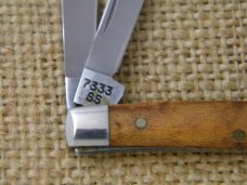 Case XX Bradford PA USA 1991 Curly Maple 7333 SS Tiny Stockman Knife NIB Case XX Bradford PA USA 1991 Curly Maple 7333 SS Tiny Stockman Knife NIB