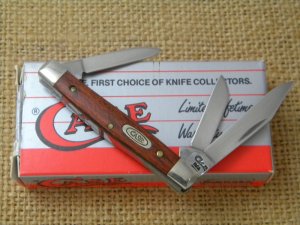 Case XX USA 6 Dot Maple 7333 SS Tiny Stockman Knife NIB