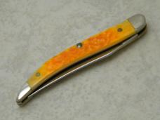 Case XX USA 2001 Orange Bone 610096 SS Tiny Toothpick Knife in Box Case XX USA 2001 Orange Bone 610096 SS Tiny Toothpick Knife in Box