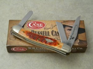 W.R. Case USA 2007 Chestnut Bone 6318 SS "1st Run" Stockman Knife in Box
