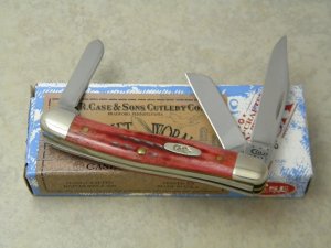 Case XX USA 2012 Pocket Worn Old Red Bone 6318 SS Stockman Knife in Box