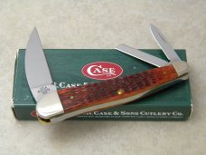Case XX USA 2003 NKCA Club Knife Walnut Bone 6355WH SS Seahorse Whittler Knife in Box