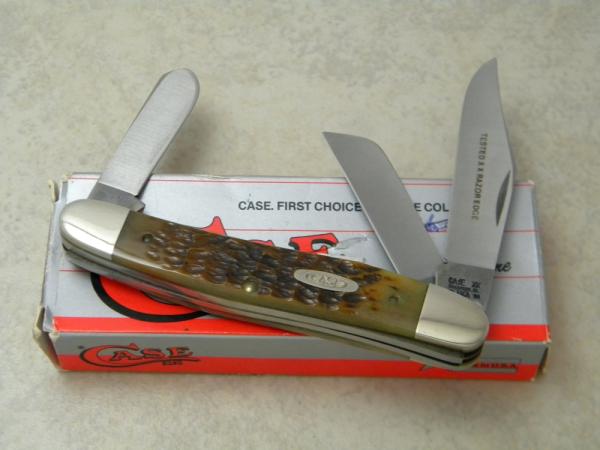 Case XX Bradford PA USA 1991 Bone 6347 HP SSP Tested XX Razor Edge Stockman Knife Case XX Bradford PA USA 1991 Bone 6347 HP SSP Tested XX Razor Edge Stockman Knife