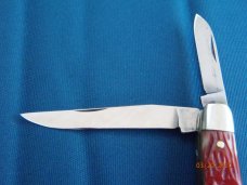 Case XX USA 7 Dot (1973) Wood P172 Buffalo Clasp Knife - NIB