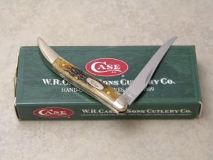 Case XX USA 2000 Burnt Sugar Bone 610096 SS Tiny Toothpick Knife in Box