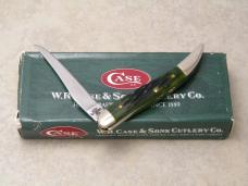 Case XX USA 2002 Green Bone 610096 SS Tiny Toothpick Knife in Box