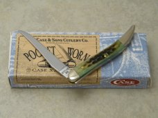 Case XX USA 1998 Pocket Worn Green Bone 610096 SS Tiny Toothpick Knife in Box Case XX USA 1998 Pocket Worn Green Bone 610096 SS Tiny Toothpick Knife in Box