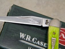 Case XX USA 2009 Lime Green Bone 610096 SS 1st Run Tiny Toothpick Knife in Box Case XX USA 2009 Lime Green Bone 610096 SS 1st Run Tiny Toothpick Knife in Box