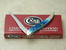 Case XX USA 2002 Caribbean Blue Bone 610096 SS Limited Edition 1 of 2500 Tiny Toothpick Knife in Box Case XX USA 2002 Caribbean Blue Bone 610096 SS Limited Edition 1 of 2500 Tiny Toothpick Knife in Box