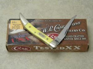 Case XX USA 2010 Yellow 310096 CV Tiny Toothpick Knife in Box