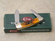Case XX USA 2000 Autumn Bone 62132 SS Baby Butterbean Mini Canoe Knife in Box Case XX USA 2000 Autumn Bone 62132 SS Baby Butterbean Mini Canoe Knife in Box