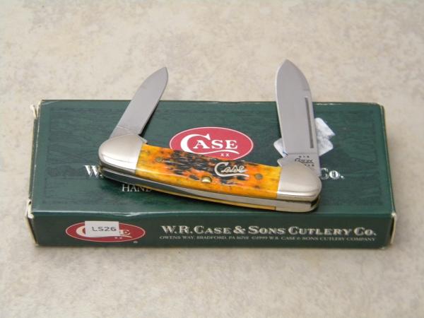 Case XX USA 2003 Autumn Bone 62132 SS Baby Butterbean Mini Canoe Knife in Box Case XX USA 2003 Autumn Bone 62132 SS Baby Butterbean Mini Canoe Knife in Box