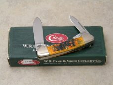 Case XX USA 2003 Autumn Bone 62132 SS Baby Butterbean Mini Canoe Knife in Box Case XX USA 2003 Autumn Bone 62132 SS Baby Butterbean Mini Canoe Knife in Box