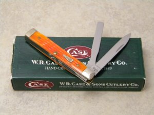 Case XX USA 2007 Tangerine Bone 6282 SP-SS "1st Run" Baby Doctors Knife in Box