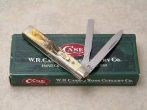 Case XX USA 2005 Bone Stag 6.5282 SP-SS Baby Doctors Knife in Box
