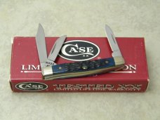 Case XX USA 1998 Blue Rogers Bone 6333 SS Limited Edition 1 of 2500 Tiny Stockman Knife in Box Case XX USA 1998 Blue Rogers Bone 6333 SS Limited Edition 1 of 2500 Tiny Stockman Knife in Box