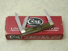 Case XX USA 1996 Green Bone 6333 SS Limited Edition 1 of 2500 Tiny Stockman Knife in Box Case XX USA 1996 Green Bone 6333 SS Limited Edition 1 of 2500 Tiny Stockman Knife in Box