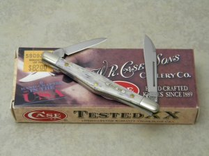 Case XX USA 2011 Ultra Violet Bone 62156 SS Tuxedo Knife in Box